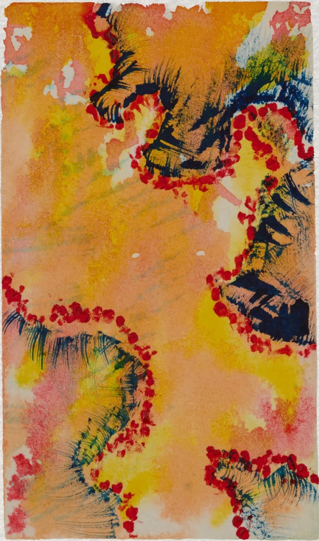 Pulse of Spring, a vertical watercolor by Ned Church